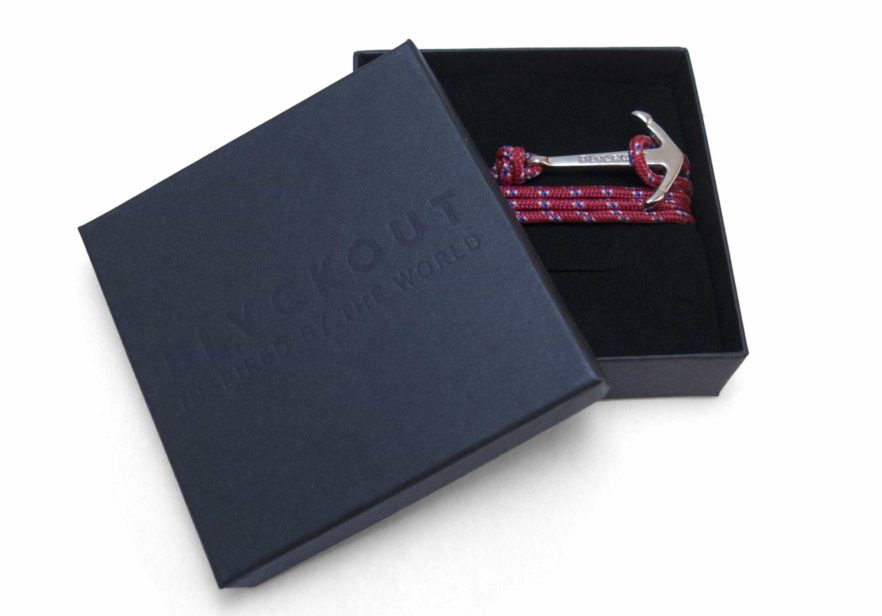 BLVCKOUT New York Anchor bracelet in giftbox