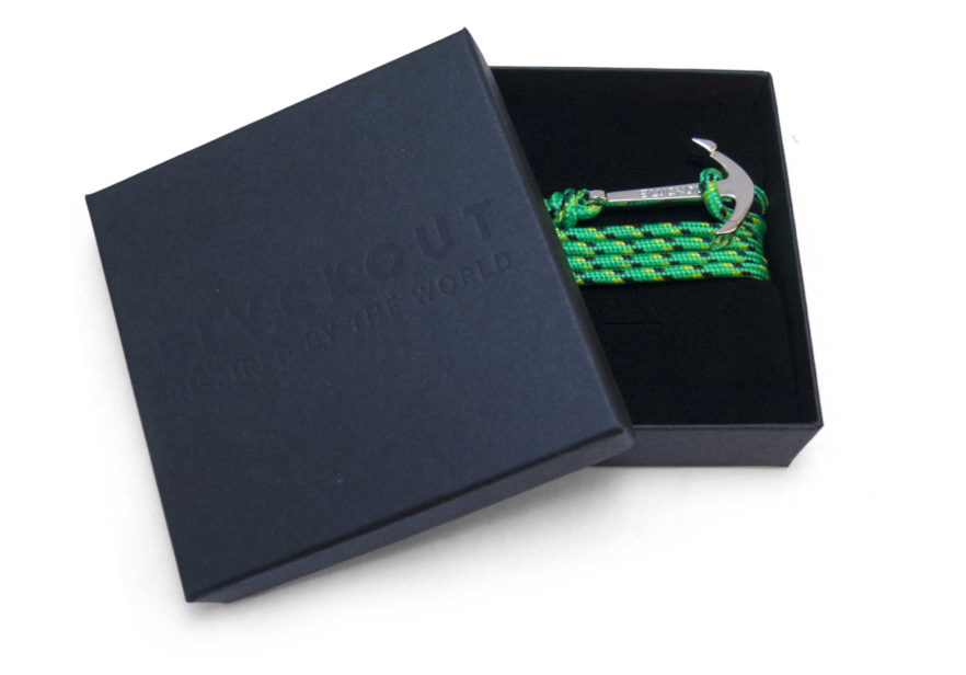 BLVCKOUT Seoul Anchor bracelet in giftbox