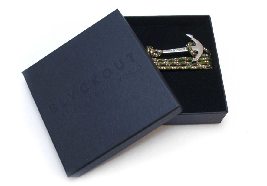 BLVCKOUT Singapore Anchor bracelet in giftbox