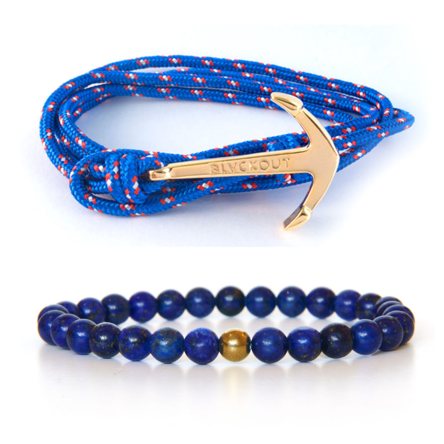 Dubai anchor bracelet miami bead bracelet
